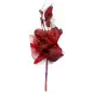 FLOR DE TELA GRANDE GRANATE FLOR DE TELA GRANDE GRANATE