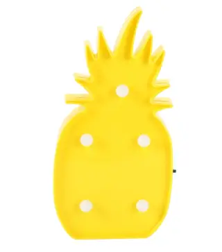 LUCES LED CON DISEÑO “PIÑA”