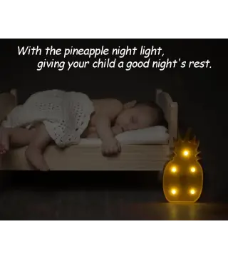 LUCES LED CON DISEÑO “PIÑA”