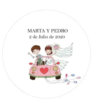 LOTE 24 PEGATINAS REDONDAS PERSONALIZABLES