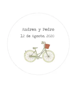 LOTE 24 PEGATINAS REDONDAS PERSONALIZABLES