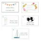 LOTE 25 TARJETAS PRECORTADAS PERSONALIZADAS