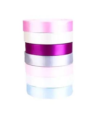 CINTA SATEN 2 CARAS 25 ML. 46 METROS POR ROLLO