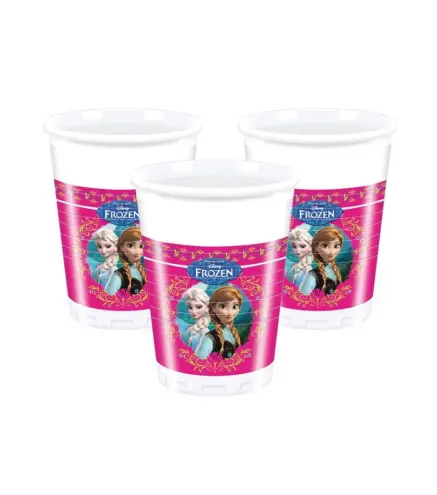 PACK DE 9 VASOS DE PLÁSTICO FROZEN
