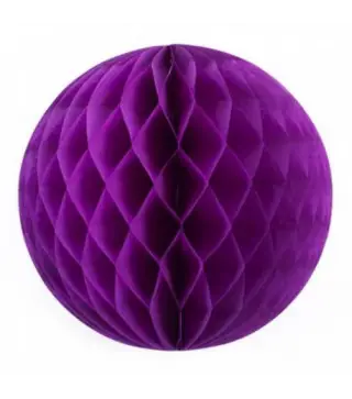 POMPONES NIDO 20CM PURPURA