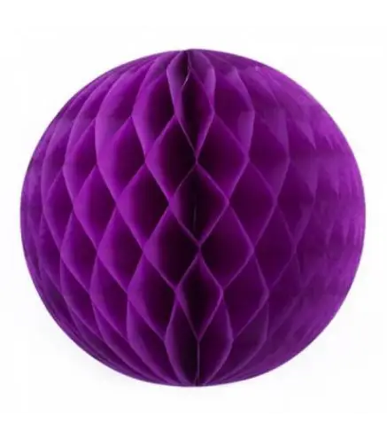 POMPONES NIDO 20CM PURPURA