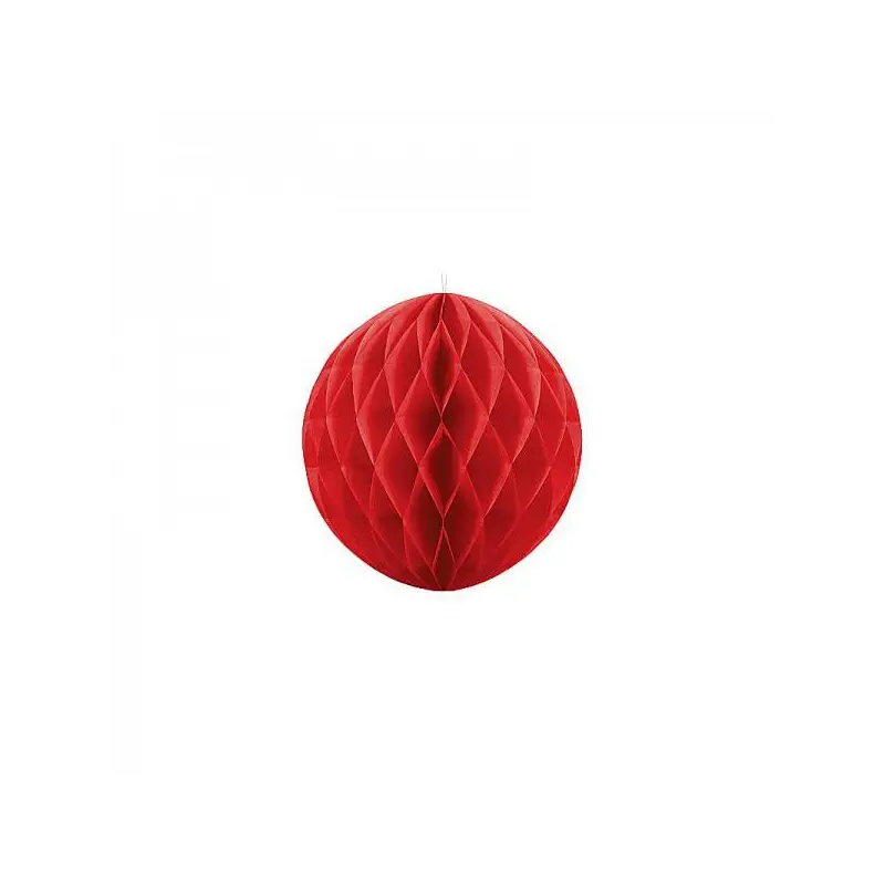 POMPONES NIDO 20CM ROJO