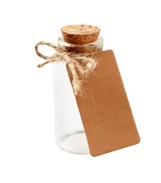 LOTE DE 96 PROBETAS DE CRISTAL CON TAPÓN DE CORCHO