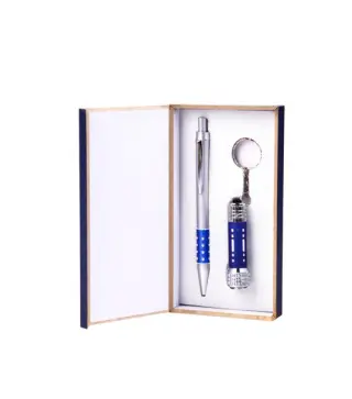 SET BOLIGRAFO + LLAVERO LINTERNA EN CAJA