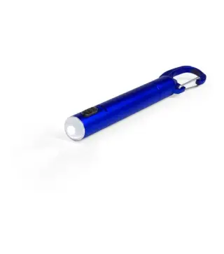 LLAVERO BOLÍGRAFO + LINTERNA AZUL