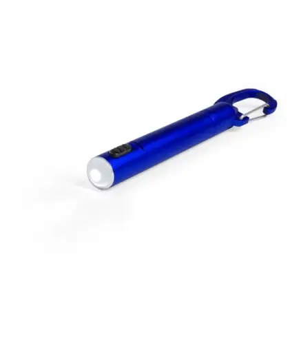 LLAVERO BOLÍGRAFO + LINTERNA AZUL