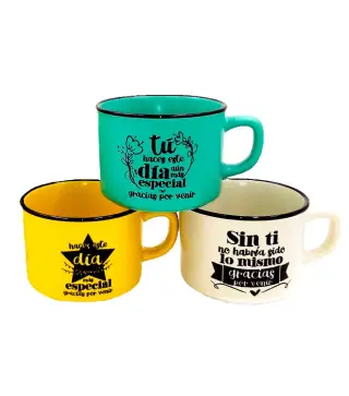 TAZA "GRACIAS POR VENIR"