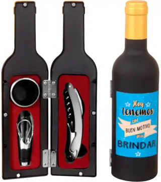 SET DE 3 PIEZAS DE VINO "LAS MEJORES COSAS"
