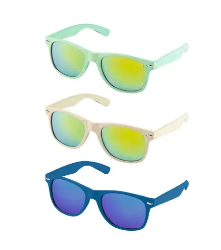 GAFAS DE SOL ECO FIBRA DE TRIGO Y PP COLOR AZUL