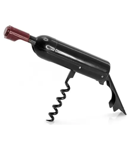 SACACORCHOS MAGNÉTICO NEGRO