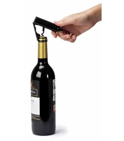 SACACORCHOS MAGNÉTICO NEGRO