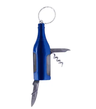 LLAVERO BOTELLA NAVAJA + MULTIUSOS EN CAJA