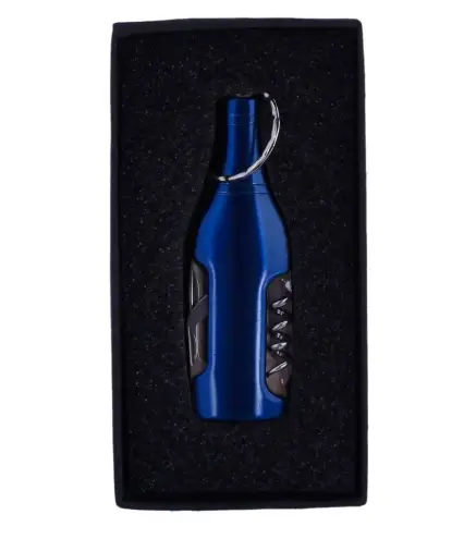 LLAVERO BOTELLA NAVAJA + MULTIUSOS EN CAJA