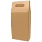 CAJA DE REGALO CARTÓN VENTANA 2 BOTELLAS