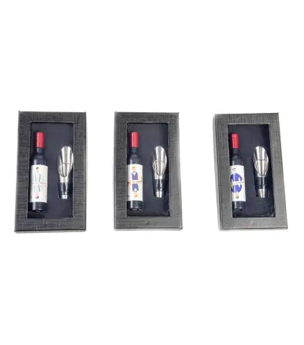 SET SACACORCHOS MAGNÉTICO + TAPÓN DE VINO CARTAMEN