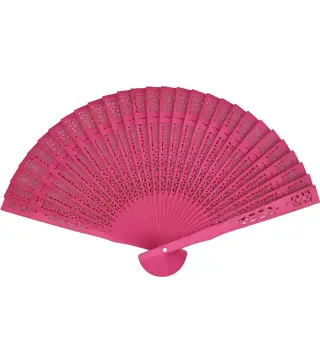 ABANICO DE MADERA CALADO SURTIDO