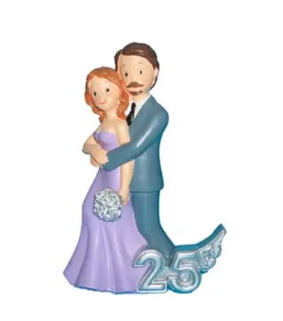 FIGURA PASTEL 25 ANIVERSARIO ABRAZO