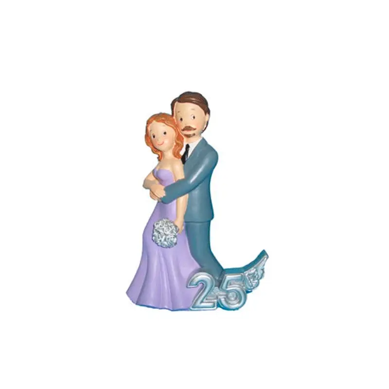 FIGURA PASTEL 25 ANIVERSARIO ABRAZO