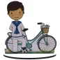 FIGURA PASTEL COMUNIÓN BICICLETA NIÑO