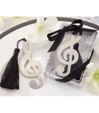 ELEGANTE PUNTO DE LIBRO "NOTA MUSICAL"