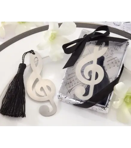 ELEGANTE PUNTO DE LIBRO "NOTA MUSICAL"