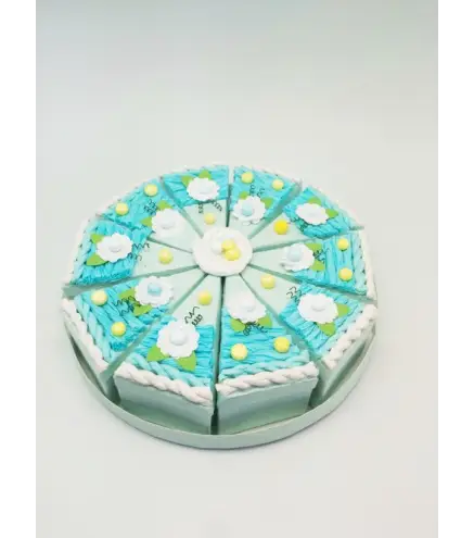 SET 10 CAJAS PORCIÓN PASTELITO + DISPLAY AZUL