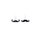 PACK CON 6 PINZAS MADERA MOSTACHOS