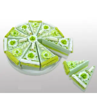 SET 10 CAJAS PORCIÓN PASTELITO + DISPLAY VERDE