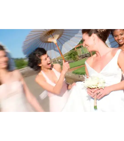 PARASOL PAPEL BAMBÚ BLANCO