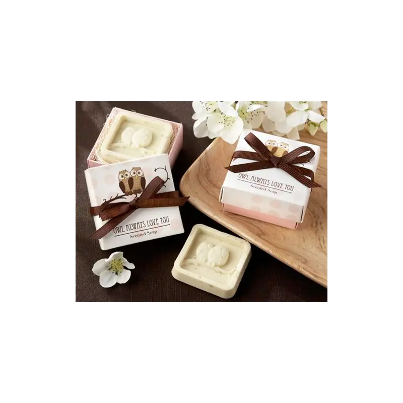 JABÓN AROMÁTICO BUHOS EN CAJA DE REGALO