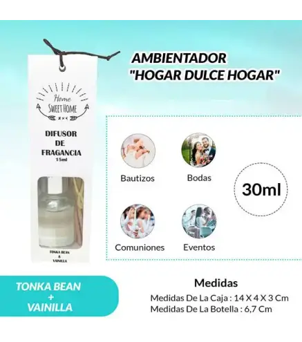 AMBIENTADOR "HOME SWEET HOME" 15ML