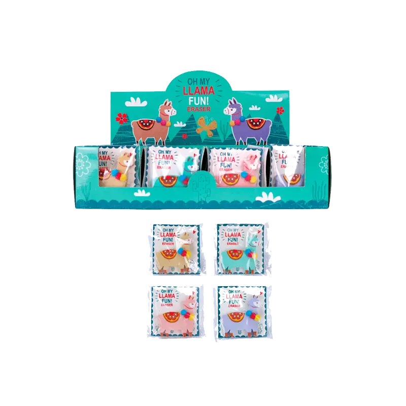 BORRADOR POMPON "LLAMAS"