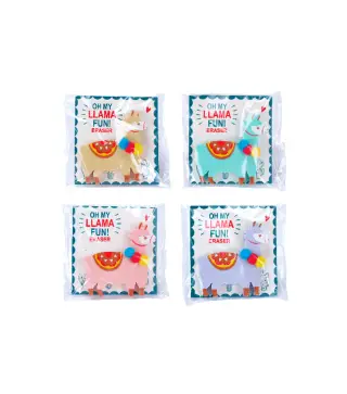 BORRADOR POMPON "LLAMAS"