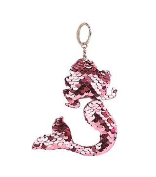 LLAVERO SILUETA SIRENA LENTEJUELAS