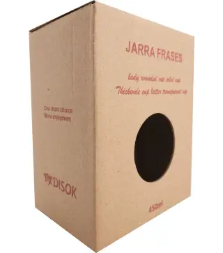 JARRA CRISTAL CON CAÑA "MOMENTOS ESPECIALES"