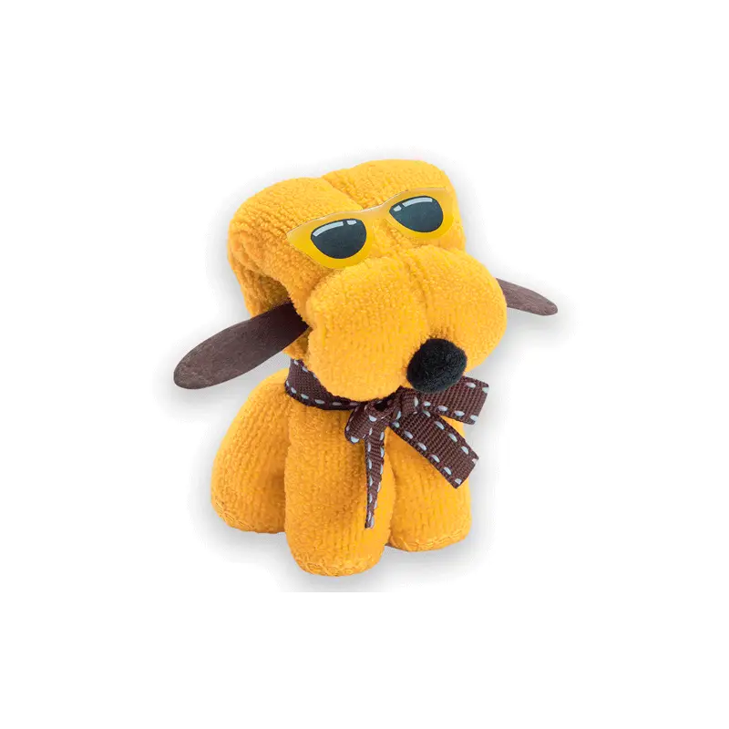 TOALLA PERRITO MICROFIBRA EN CAJA DE REGALO