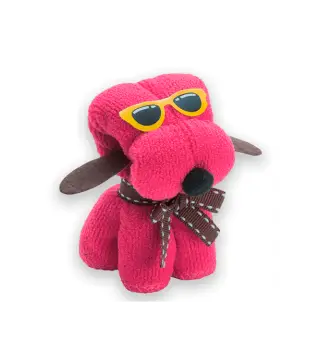 TOALLA PERRITO MICROFIBRA EN CAJA DE REGALO