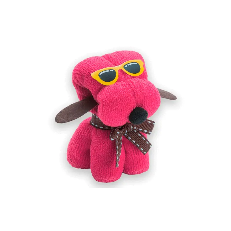 TOALLA PERRITO MICROFIBRA EN CAJA DE REGALO