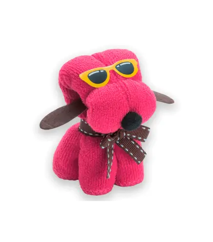 TOALLA PERRITO MICROFIBRA EN CAJA DE REGALO