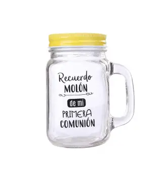 JARRA CRISTAL CON CAÑA "RECUERDO MOLÓN"