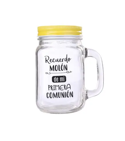JARRA CRISTAL CON CAÑA "RECUERDO MOLÓN"