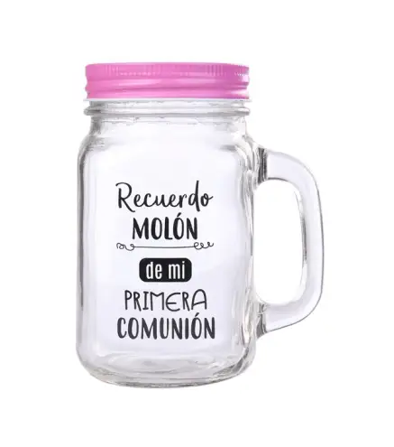 JARRA CRISTAL CON CAÑA "RECUERDO MOLÓN"