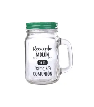 JARRA CRISTAL CON CAÑA "RECUERDO MOLÓN"