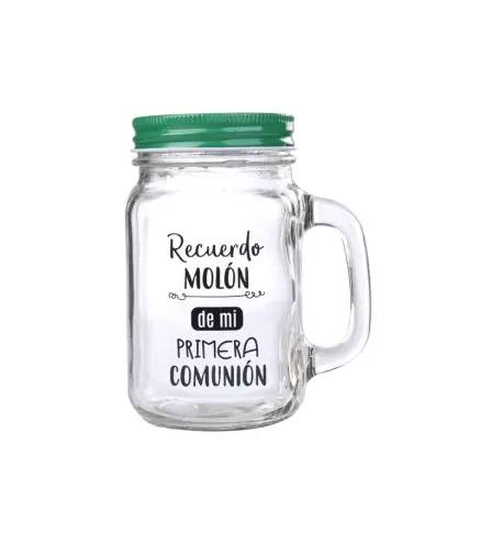 JARRA CRISTAL CON CAÑA "RECUERDO MOLÓN"