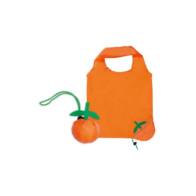 BOLSA PLEGABLE FRUITS NARANJA